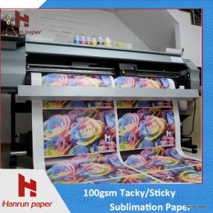 100GSM Anti-Ghost Tacky Sublimation Heat Press Transfer Paper for Spandex