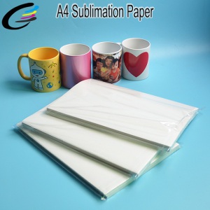 Inkjet Sublimation Paper A4 Size for Mugs / Plates / Mouse / Tshirt / Cups